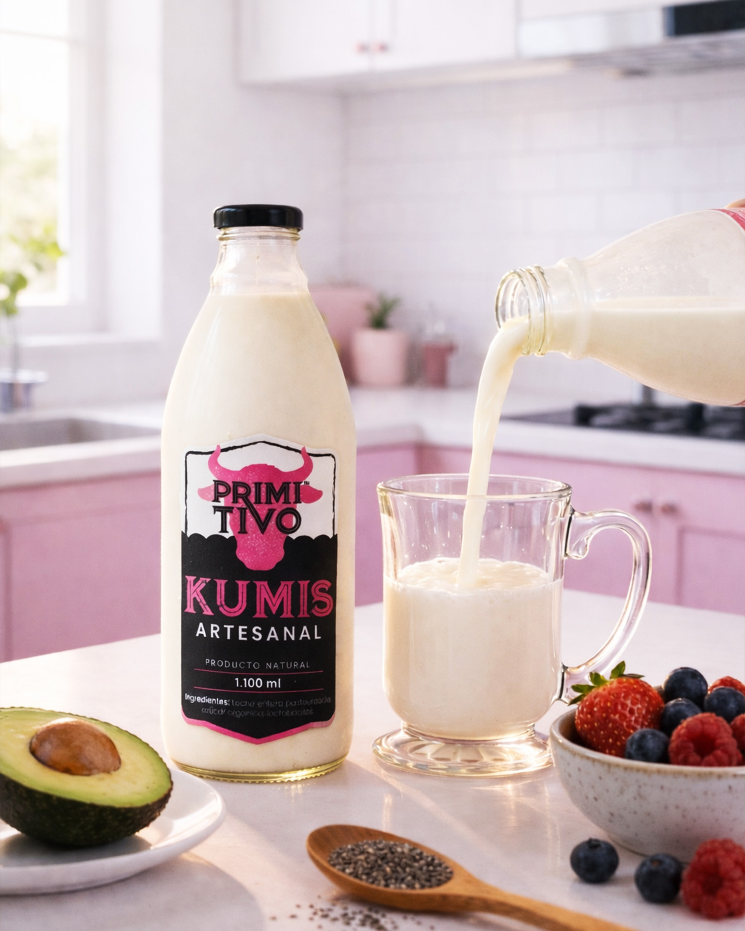 Kumis Artesanal Primitivo Cook — bebida fermentada con probióticos vivos