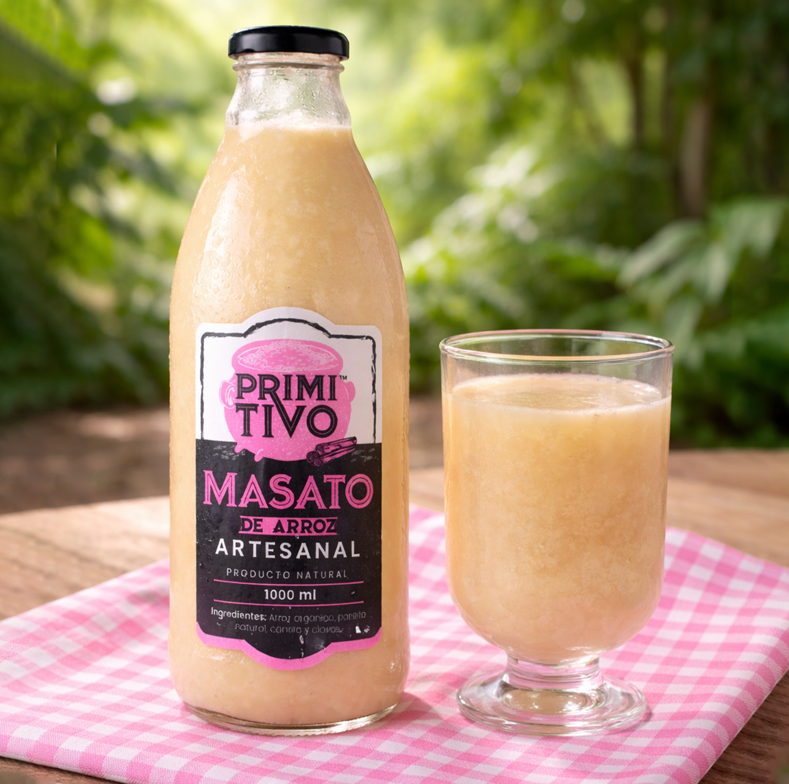 Masato artesanal Primitivo Cook — bebida fermentada ancestral de arroz